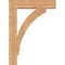 Ekena Millwork Thorton Block Smooth Bracket w/ Offset Brace, Western Red Cedar, 7 1/2"W x 32"D x 44"H BKT0806X32X44THR05SWR - alternate 3